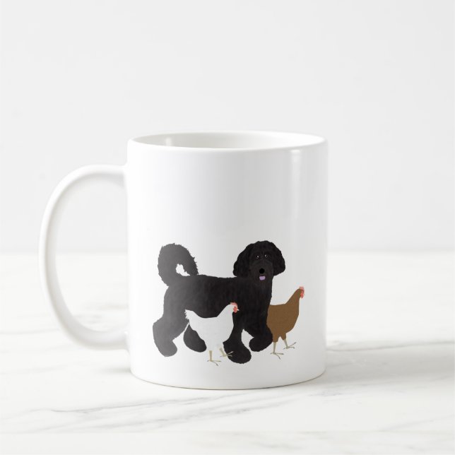 Taza De Café Perros, gato, cerdo (Izquierda)