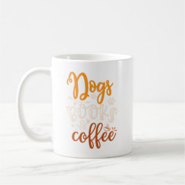 Taza De Café Perros, libros, diseño de café