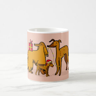Taza De Café Perros navidades