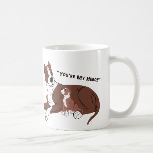 Taza De Café Perros padre e hijo