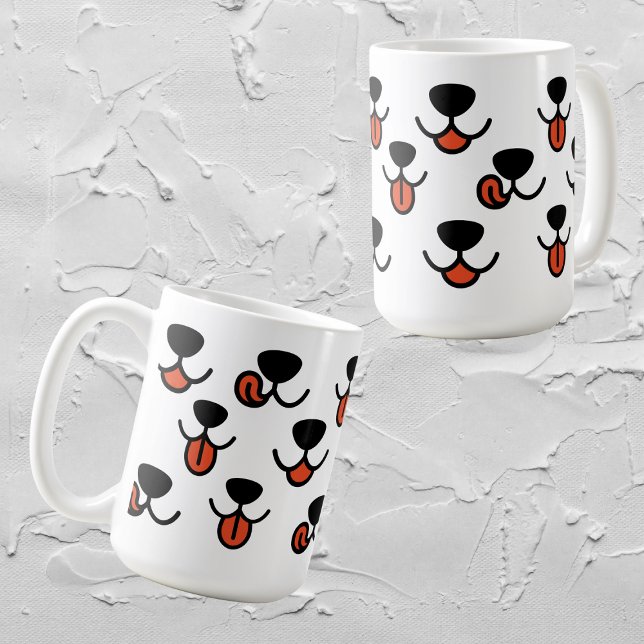Taza De Café Perros peluznantes (Subido por el creador)
