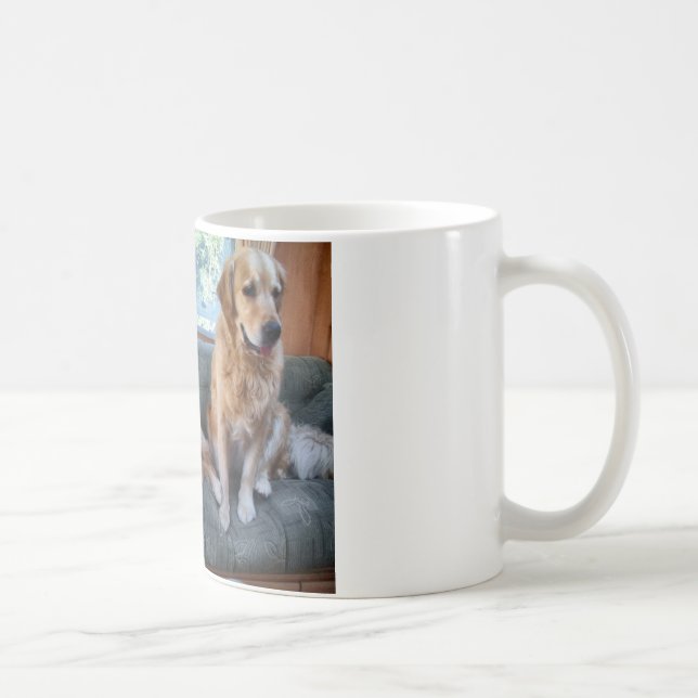 Taza De Café Perros perdigueros de oro (Derecha)