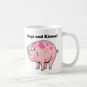 Taza De Café Perros y besos Personalizado de cerdo picado