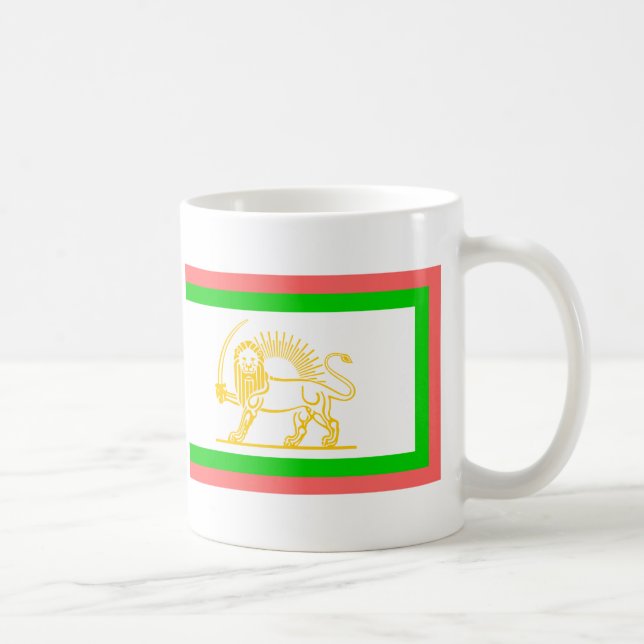 Taza De Café Persa Flag (1906) (Derecha)