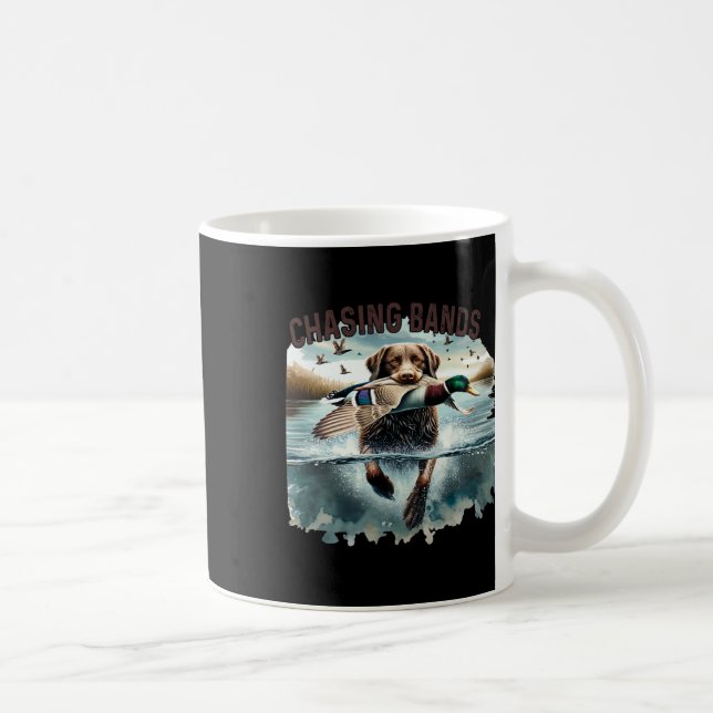 Taza De Café Persiguiendo bandas de cacería de pavos (Derecha)