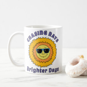 Taza De Café Persiguiendo Rayos