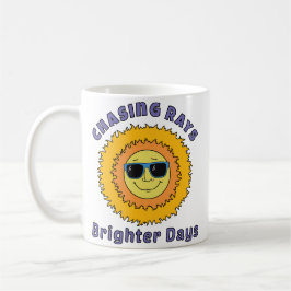 Taza De Café Persiguiendo Rayos