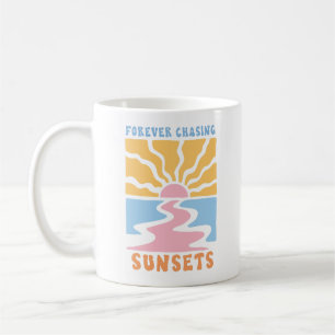 Taza De Café Persiguiendo siempre la revolución de los atardece