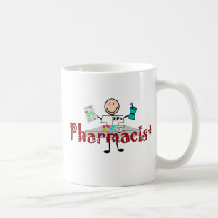 Taza De Café Persona del palillo del farmacéutico--Regalos