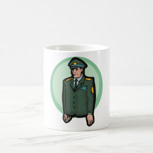Taza De Café Persona militar