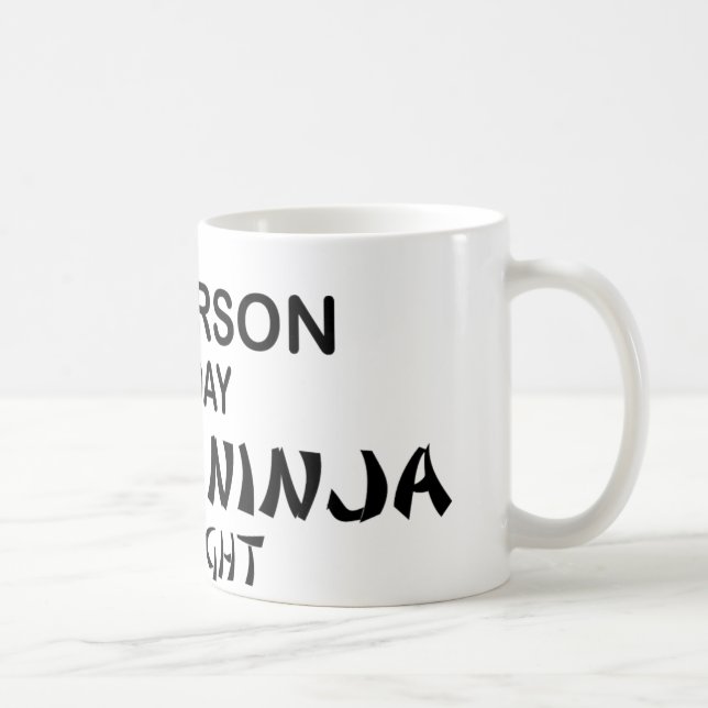 Taza De Café Persona Ninja mortal de la hora (Derecha)