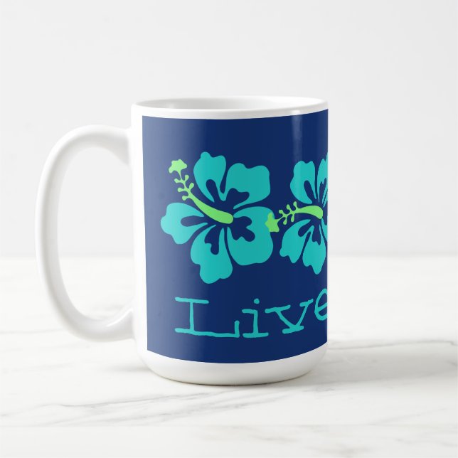Taza De Café Persona que practica surf hawaiana de "Pono vivo" (Izquierda)