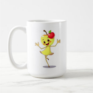Taza De Café Personaje animado de dibujos animados de Apple