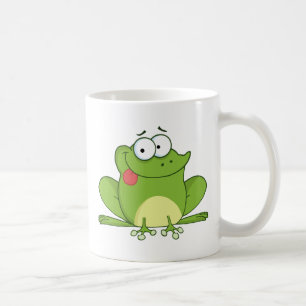 Taza De Café Personaje de dibujos animados de la rana que