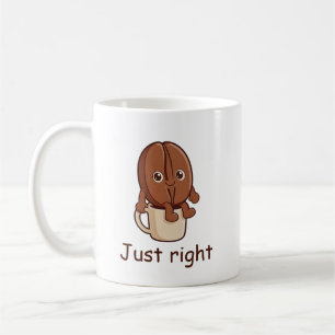 Taza De Café Personaje de grano de café lindo personalizado