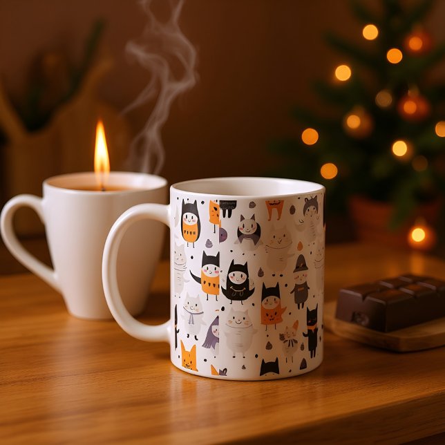 Taza De Café Personajes de Halloween para niños Mug Fantasma de (Subido por el creador)