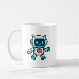 Taza De Café Personajes de IA y Robots