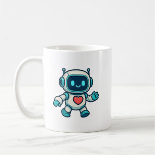 Taza De Café Personajes de IA y Robots