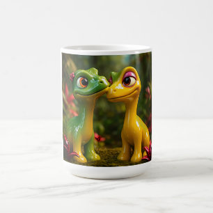 Taza De Café Personajes de juguete de dinosaurio para niños peq