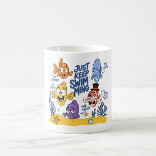 Taza De Café Personajes de Peces Divertidos