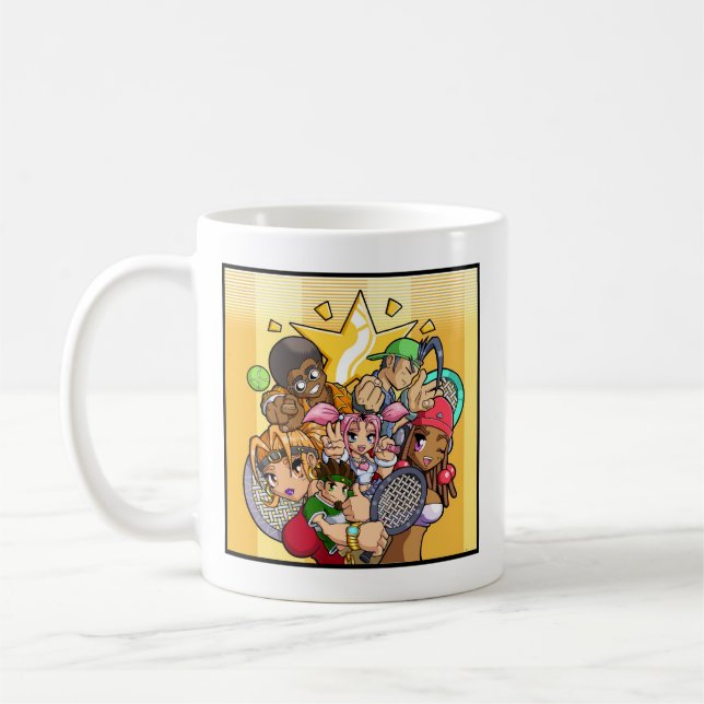 Taza De Café Personajes De Tenis De Anime (Izquierda)