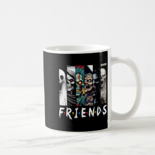 Taza De Café Personajes de Terror Amigos Halloween Familia Coin