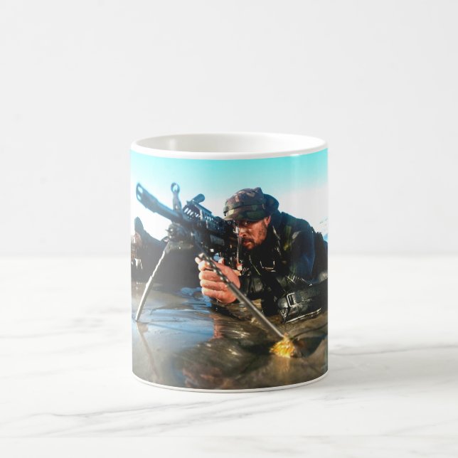 TAZA DE CAFÉ PERSONAL DE COMBATE DE EE.UU. (Centro)