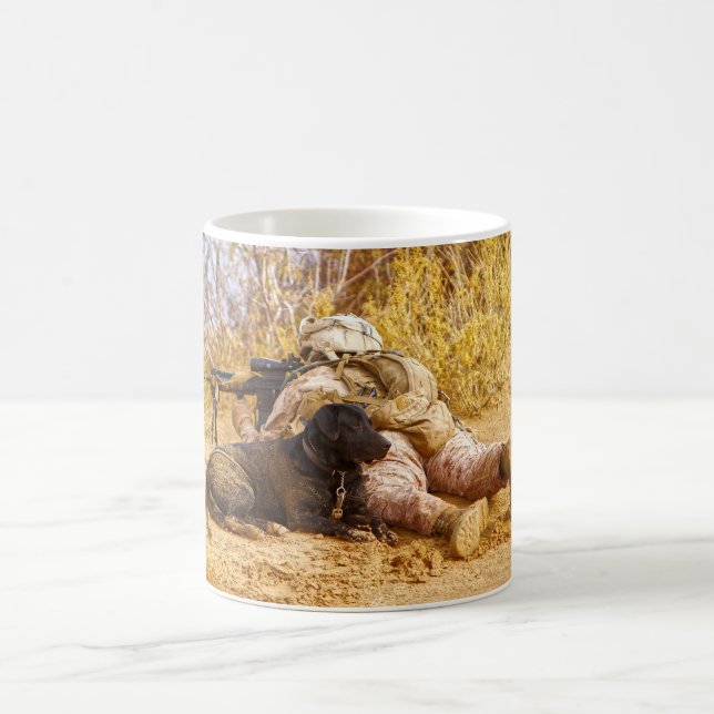 TAZA DE CAFÉ PERSONAL DE COMBATE DE EE.UU. (Centro)
