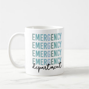 Taza De Café Personal del Departamento de Emergencia   Enfermer