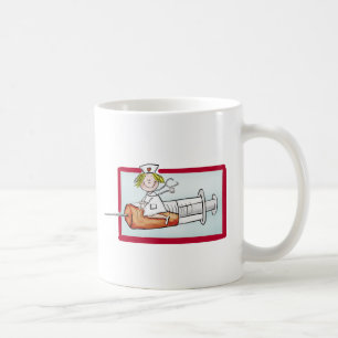 Taza De Café Personalice con el nombre - la enfermera estupenda