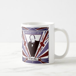 Taza De Café Personalice el art déco Union Jack de Winston