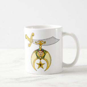 TAZA DE CAFÉ PERSONALICE EL EMBLEMA DE SHRINERS