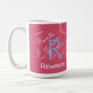 Taza De Café Personalice esta plantilla, MONOGRAM, FAMILIA, NOM
