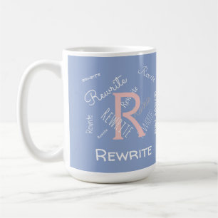 Taza De Café Personalice esta plantilla, MONOGRAM, FAMILIA, NOM