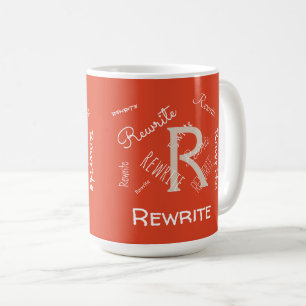 Taza De Café Personalice esta plantilla, MONOGRAM, FAMILIA, NOM