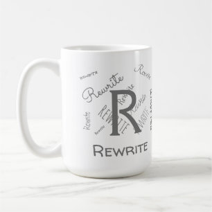 Taza De Café Personalice esta plantilla, MONOGRAM, FAMILIA, NOM