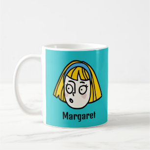 Taza De Café Personalice su nombre con una cara Personalizado d