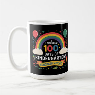 Taza De Café Personalicé 'Superé 100 Días de Jardín de Infantes
