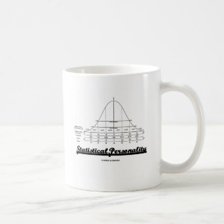 Taza De Café Personalidad estadística (curva de Bell)