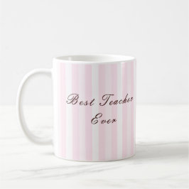 Taza De Café Personalised Best Teacher Ever Mug