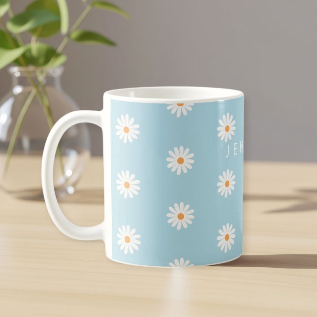 Taza De Café Personalised Daisy Mug, Flower Name Gift, Daisy  (Subido por el creador)