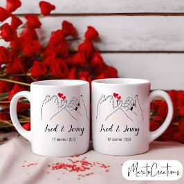 Taza De Café Personalised mug to celebrate Valentine's Day.