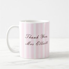 Taza De Café Personalised Thank You Teacher Mug