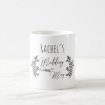 Taza De Café Personalisierbar- Wedding-Planning-Mug<br><div class="desc">Personalisierbare Kaffeetasse  "Wedding-Planning-Mug" . Setze deinen Namen ein. Schönes Geschenk für die Braut,  Trauzeugin ,  Brautjungfern und alle die bei der Planung der Hochzeit helfen.</div>