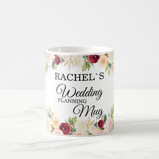 Taza De Café Personalisierbar- Wedding-Planning-Mug Kaffeetasse (Centro)
