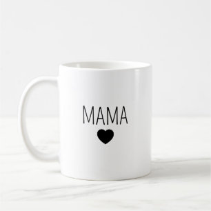 Taza De Café Personalisierte Keramiktasse Mama mit Herz   Tasse