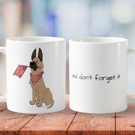 Taza De Café Personaliza Amor Te Quiero Perro Mono Blanco Senci