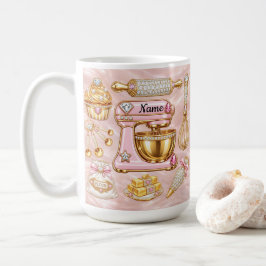 Taza De Café Personaliza Baker Bling 