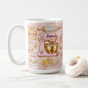 Taza De Café Personaliza Baker Bling