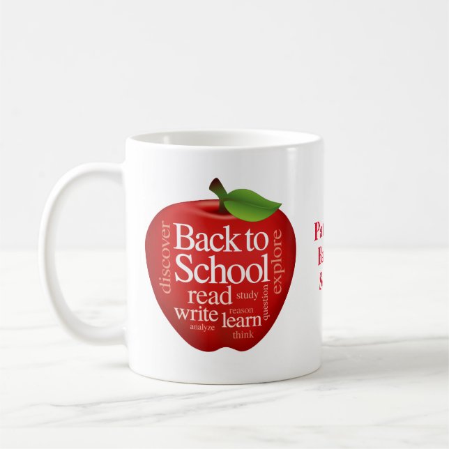 Taza De Café Personaliza el Regreso a Clases (Izquierda)